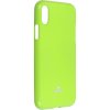 Pouzdro a kryt na mobilní telefon Apple Pouzdro Goospery Jelly Case Apple iPhone X iPhone XS limetkově zelená