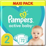 Pampers Active Baby 2 72 ks – Sleviste.cz