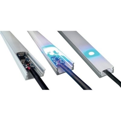 MCLED Stmívač LED pásků do hliníkových profilů s pružinou a paměťovou funkcí dotykový ML-113.002.02.0 – Zbozi.Blesk.cz