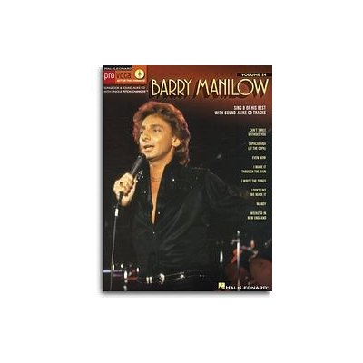 Barry Manilow Pro Vocal Men's Edition 54 noty, melodická linka, akordy, texty + audio – Zboží Mobilmania