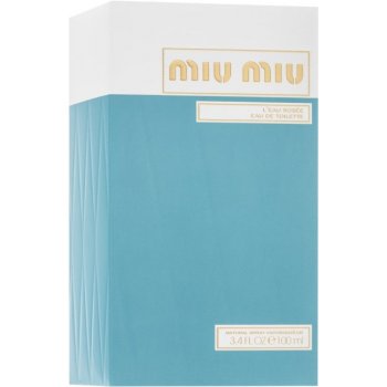 Miu Miu L'Eau Rosée toaletní voda dámská 100 ml