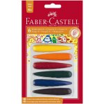 Faber Castell Plastové pastelky voskovky do dlaně 6ks – Hledejceny.cz