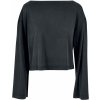 Dámská Trička Urban Classics Ladies Short Modal Bateau Necklinie Longsleeve černá