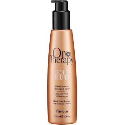Fanola Oro Therapy Gold Fluid bezoplachový rozjasňující fluid 200 ml – Hledejceny.cz