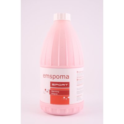 Emspoma hřejivá růžová "O" masážní emulze 1000 ml