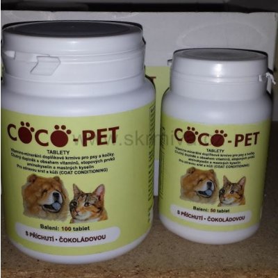 NUTRI -BIOMED, Anglie COCO PET 100 tabl.vanilka