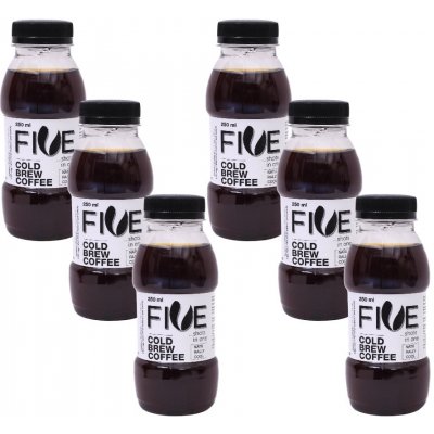 FIVE Cold Brew Coffee Natural 6 x 250 ml – Hledejceny.cz