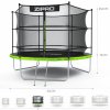 Trampolíny ZIPRO Jump Pro 312 cm + vnitřní bezpečnostní síť