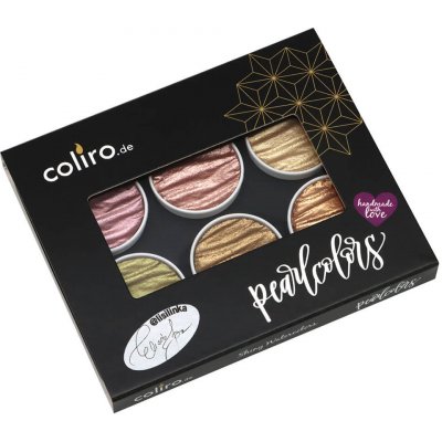Coliro Pearlcolors Akvarelové barvy Lisi, sada 6 ks – Hledejceny.cz
