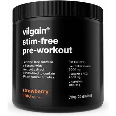Vilgain Pre-Workout bez stimulantů 3.0 390 g – Zboží Mobilmania