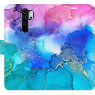 Pouzdro iSaprio Flip s kapsičkami na karty - BluePink Paint Xiaomi Redmi Note 8 Pro – Zboží Mobilmania