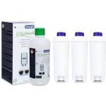 Set DeLonghi Vodní filtr SER3017 DLS C002 x 3 ks + EcoDecalk Odvápňovač – Hledejceny.cz