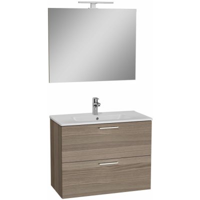 VITRA Koupelnová sestava s umyvadlem zrcadlem a osvětlením Vitra Mia 79x61x39,5 cm cordoba MIASET80C - MIASET80C – Zboží Mobilmania