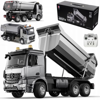 IQ models RC sklápěč Mercedes-Benz Arocs 1:20 šedá RC_97607 RTR 1:10 – Zboží Dáma
