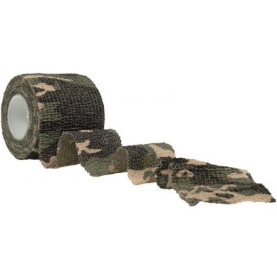 MIL-TEC Páska ADHESIVE omotávací maskovací CAMO WOODLAND – Zboží Dáma