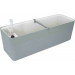 Samozavlažovací truhlík Plastia BERBERIS 80 komplet set taupe-slonová kost – Hledejceny.cz