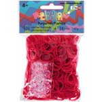 RAINBOW LOOM Original gumičky 600 kusov transparetná červená – Zboží Dáma
