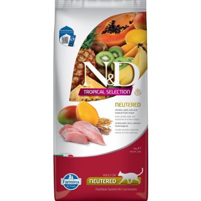 N&D TROPICAL SELECTION CAT Neutered Chicken 10 kg – Zboží Dáma