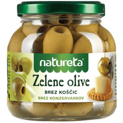 Natureta Zelené olivy bez pecek 290 g – Zbozi.Blesk.cz