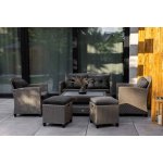 di volio Zahradní nábytek GENOVA Šedo / grafitový – Zboží Mobilmania