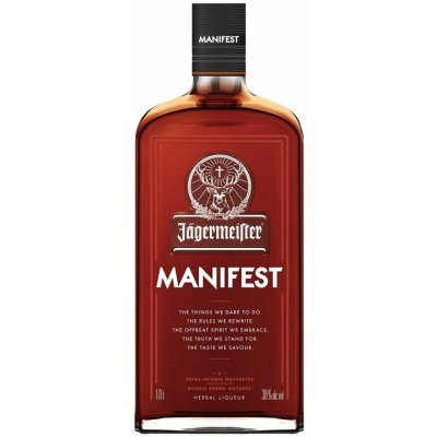 Jägermeister Manifest 38% 1 l (karton)