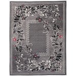 Makro Abra 7192B CHEAP Květy tmavě šedý – Zboží Mobilmania