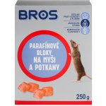 BROS parafínové bloky na myši, krysy a potkany 250 g – Zboží Dáma