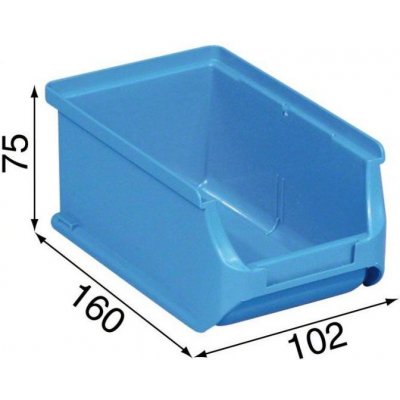 Allit Plastové boxy na drobný materiál 102x160x75 mm modré – Hledejceny.cz