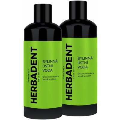 Herbadent Original bylinná ústní voda 2 x 400 ml