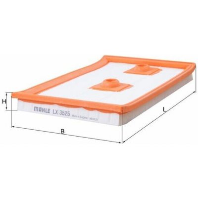 KNECHT Vzduchový filtr LX3525 – Hledejceny.cz