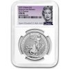 Royal Mint Stříbrná mince Britannia NGC GEM BU ER Queen Label GB 2023 1 Oz