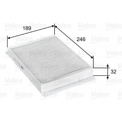 Filtr, vzduch v interiéru VALEO 715751 – Hledejceny.cz