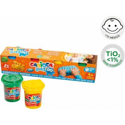 Carioca Baby Modelovací hmota Do 1+ 4 x 150g – Sleviste.cz