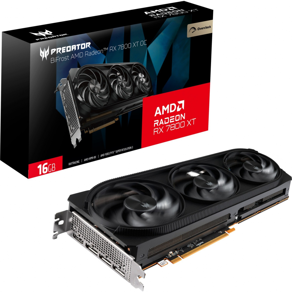 Acer Predator BiFrost Radeon RX 7800 XT OC 16GB GDDR6 DP.Z3AWW.P01