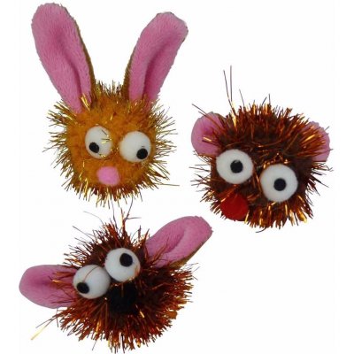 Papillon Hračky pro kočky - veselý obličej 3,5 cm – Zboží Dáma