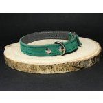 Palkar obojek z velurové kůže pro psy – Zboží Dáma