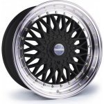 Dare RS 7,5x17 4x108 ET35 gloss black polished chrome rivets – Hledejceny.cz