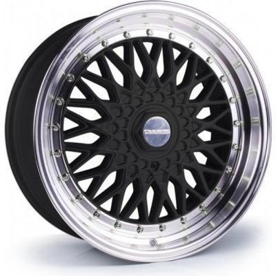 Dare RS 7,5x17 4x108 ET35 gloss black polished chrome rivets – Hledejceny.cz