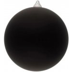 DECOLED Velká vánoční ozdoba 20 cm plastová koule černá matná – Hledejceny.cz