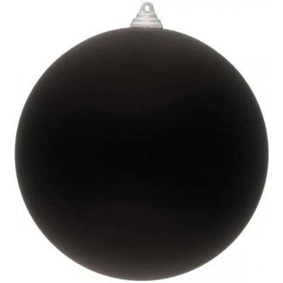 DECOLED Velká vánoční ozdoba 20 cm plastová koule černá matná – Hledejceny.cz