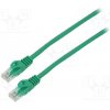 síťový kabel Lanberg PCF6-10CC-0300-G Patch, F/UTP, 6, lanko, CCA, PVC, 3m, zelený