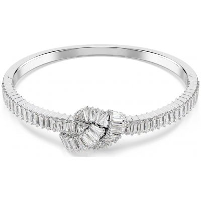 Swarovski Blyštivý pevný náramek Uzlík se zirkony Matrix 5727120 16,1 cm – Hledejceny.cz