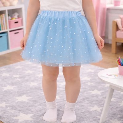 princeznovská sukně s LED světlem modrá – Hledejceny.cz