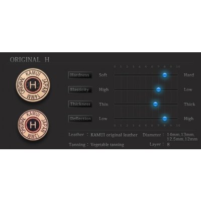Kamui Original H- 12 mm Vrstvená kůže – Zboží Dáma