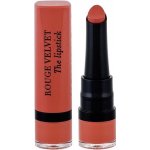 Bourjois Paris Rouge Velvet The Lipstick matná rtěnka 15 Peach Tatin 2,4 g – Zboží Dáma