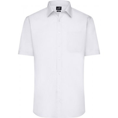James & Nicholson pánská košile s krátkým rukávem JN680 bílá