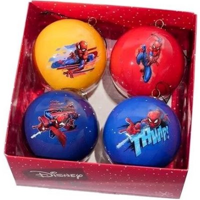 KURT ADLER Marvel Sada vánočních ozdob se Spidermanem 4 kusy – Hledejceny.cz