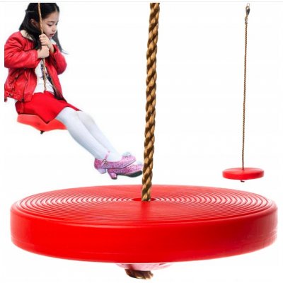 Divio zahradní houpačka disk pro děti červená – Zboží Mobilmania