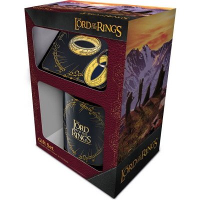 Pán prstenů Dárkový set (Hrnek + podtácek + klíčenka) – Zboží Dáma