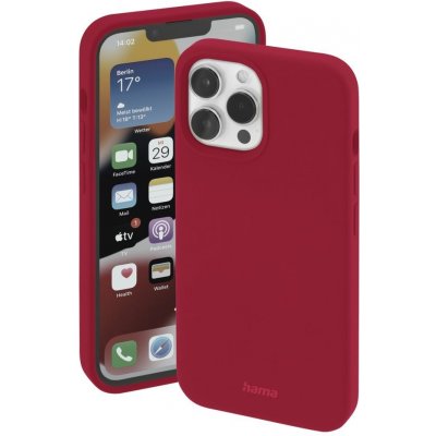 Pouzdro Hama MagCase Finest Feel Apple iPhone 14 Pro Max, červené